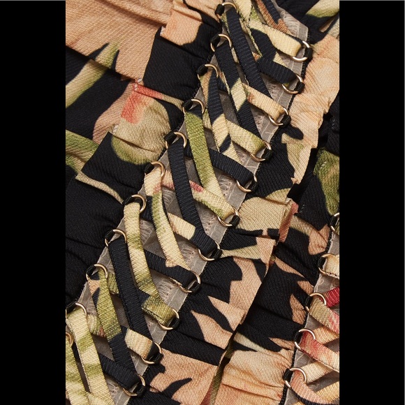 Zimmerman Espionage Lace Up Pencil Dress - Picture 5 of 6